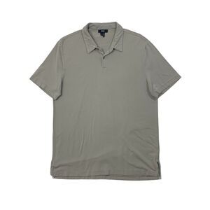 Paige Polo Shirt Mens L Large Muted Grey Burke Cotton Viscose Blend Golf